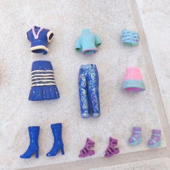 Polly Pocket and accessories clothes shoes bags - Picture 6 of 9